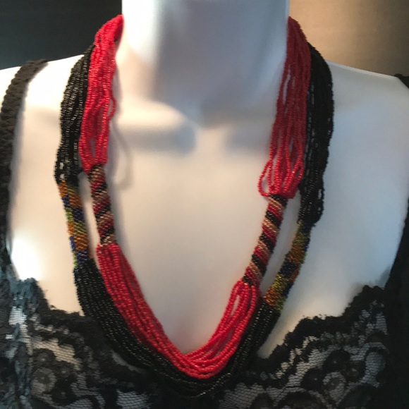 VINTAGE Two Seed Bead Necklaces from the sixties - Picture 4 of 8